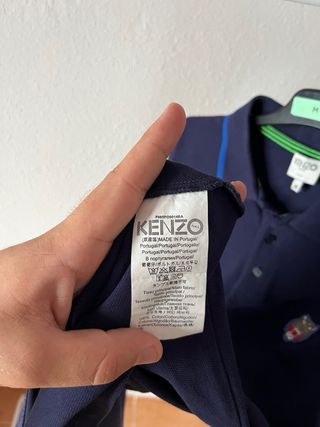 Polo Kenzo azul talla M