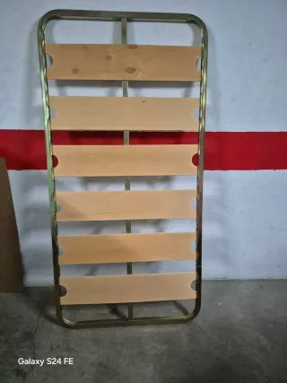 2 camas individuales madera infantil