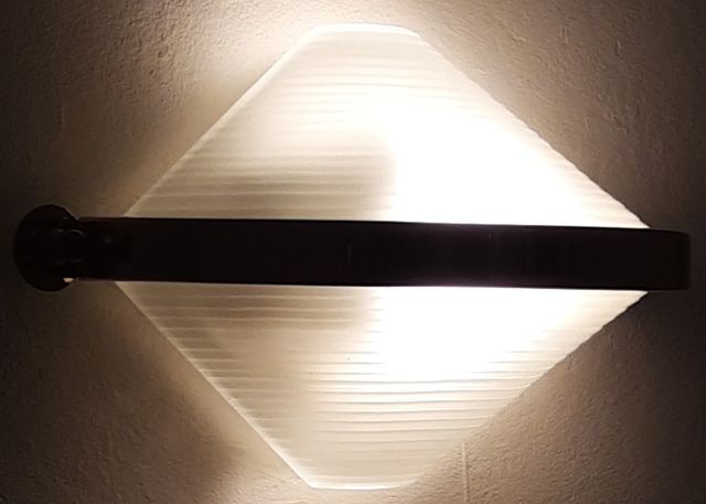 APLIQUE PARED CRISTAL + METAL