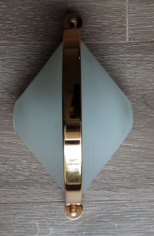 APLIQUE PARED CRISTAL + METAL