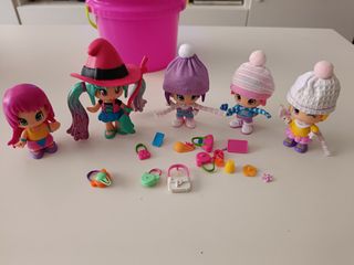 Muñecas Pin y Pon: 5 muñecas + accesorios