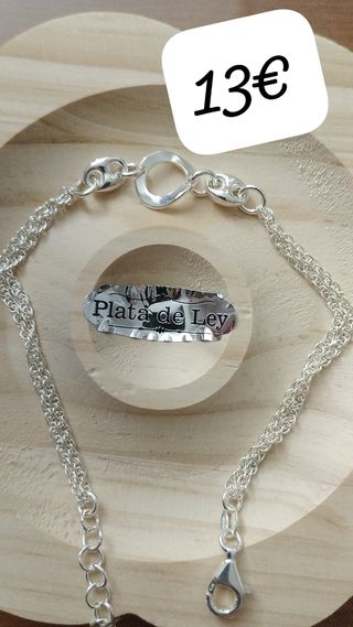 Pulsera plata Ley - 13€