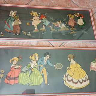 2 Quadri vintage bimbi