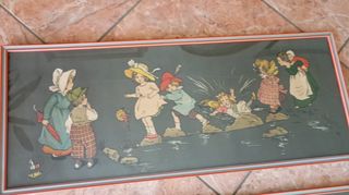 2 Quadri vintage bimbi