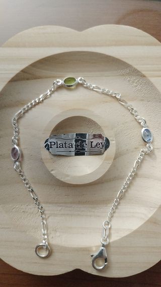 Pulsera Plata Ley - Multicolor