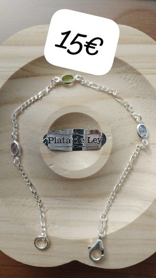 Pulsera Plata Ley - Multicolor