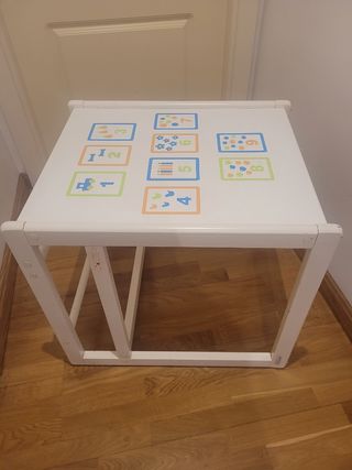 Mesa infantil aprendizaje números