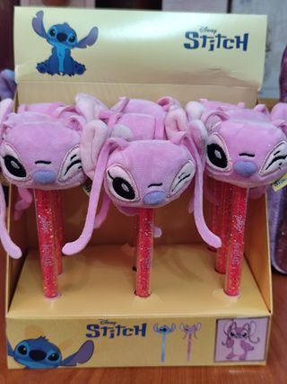 BOLÍGRAFO PELUCHE STITCH Y ANGEL DISNEY