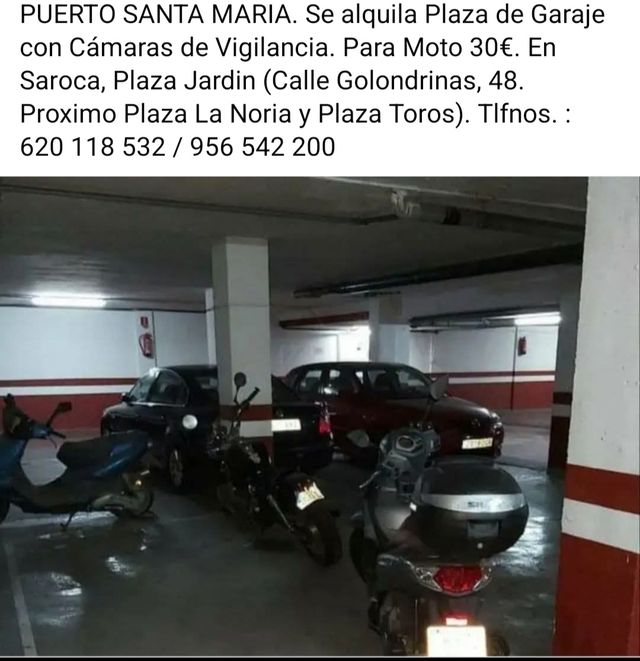 Alquiler Garaje Moto - Cámaras