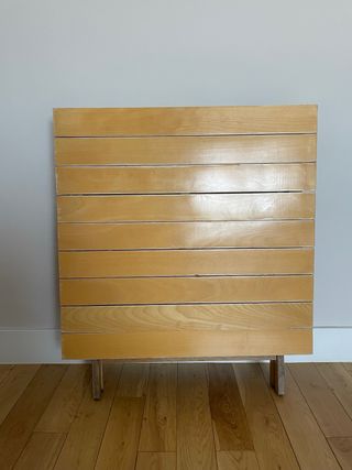 Mesa plegable madera - jardín