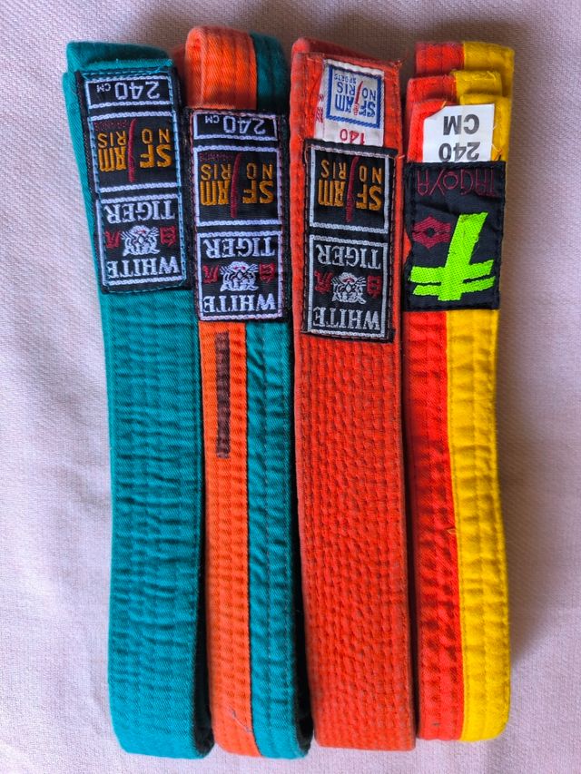 4 Cinturones Artes Marciales