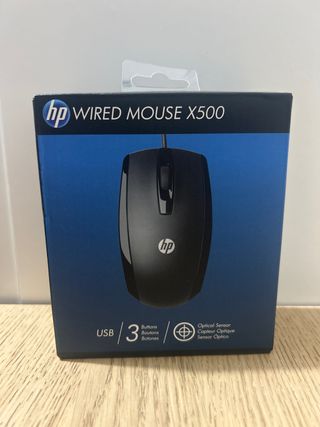Ratón HP X500 - USB - 3 botones