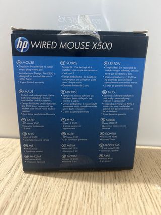 Ratón HP X500 - USB - 3 botones