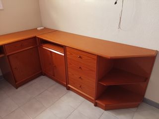 Dormitorio juvenil: cama nido + escritorio