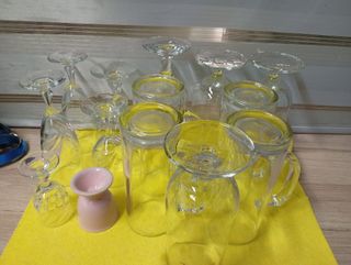 12 Vasos Cristal Transparente