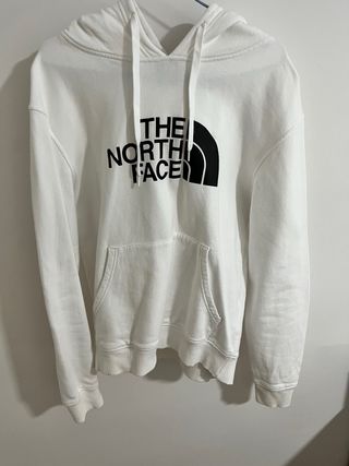 Sudadera The North Face – Blanca con logo central