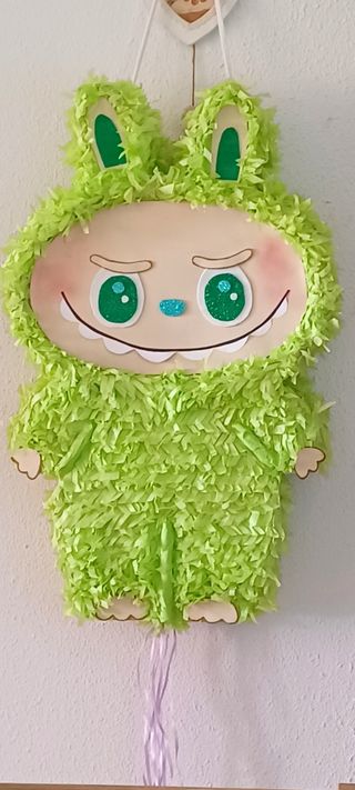 Piñata labubu Monstruo - Artesanal