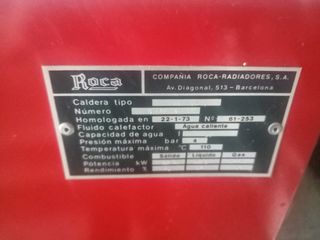 Caldera leña Roca NL-40-8 - Calefacción
