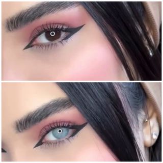 Lentillas gris pupila extra pequeña