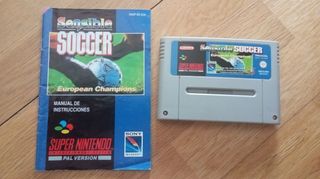 Sensible Soccer Super Nintendo+ Manual Instrucc