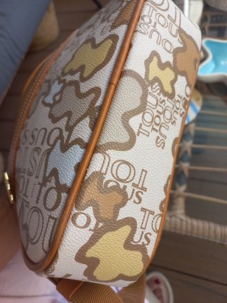 Bolso TOUS beige y marrón