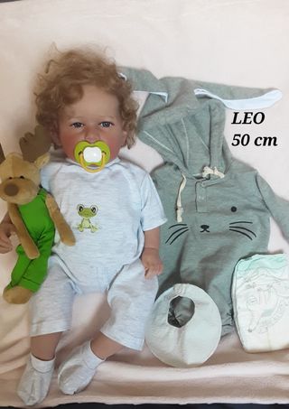 Nuevo Bebé Reborn Leo 50cm - Ropa y Accesorios