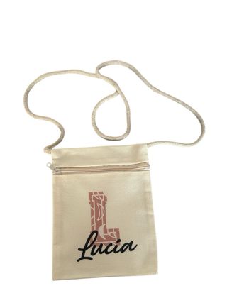 Bolso niña personalizado beige