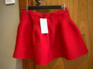 Falda mini roja Zara - Talla M.