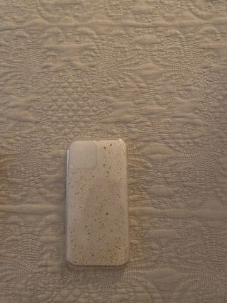 Funda iPhone con purpurina dorada del iPhone 15