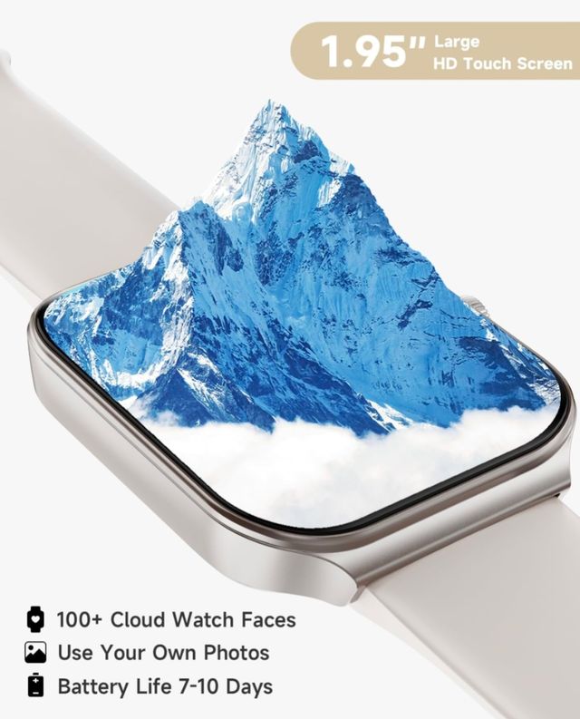 Smartwatch llamadas Reloj Inteligente blanco rosa