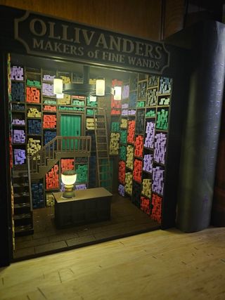 Maqueta tienda varitas Ollivanders - Harry Potter