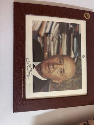 Foto firmada Francisco Franco