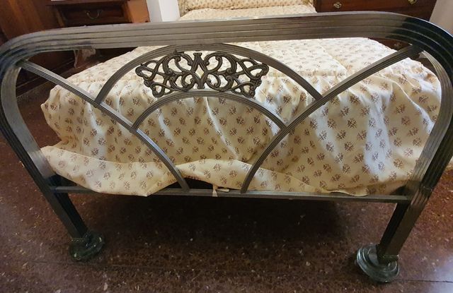 Cama antigua metal años 30 90x190cm