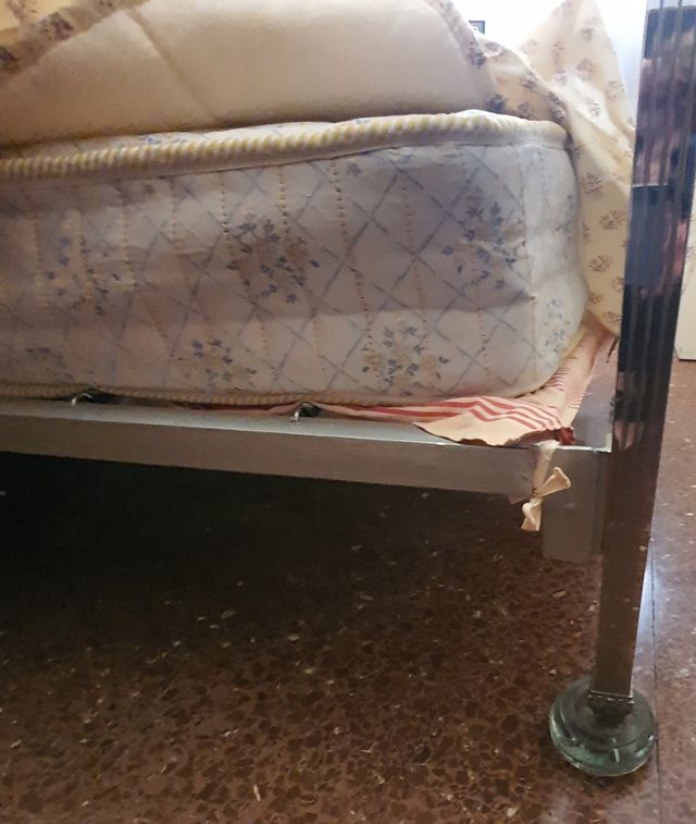 Cama antigua metal años 30 90x190cm