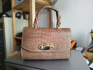 Bolso Piel marrón artesanal