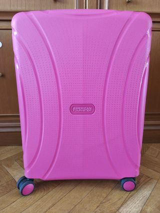 Maleta cabina American Tourister rosa
