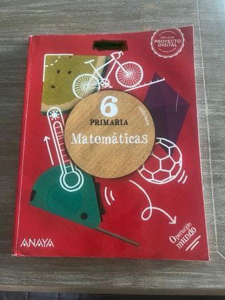 Matemáticas Andalucía. 6o de Primaria