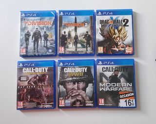 6 Juegos PS4 (PlayStation 4) - Oferta