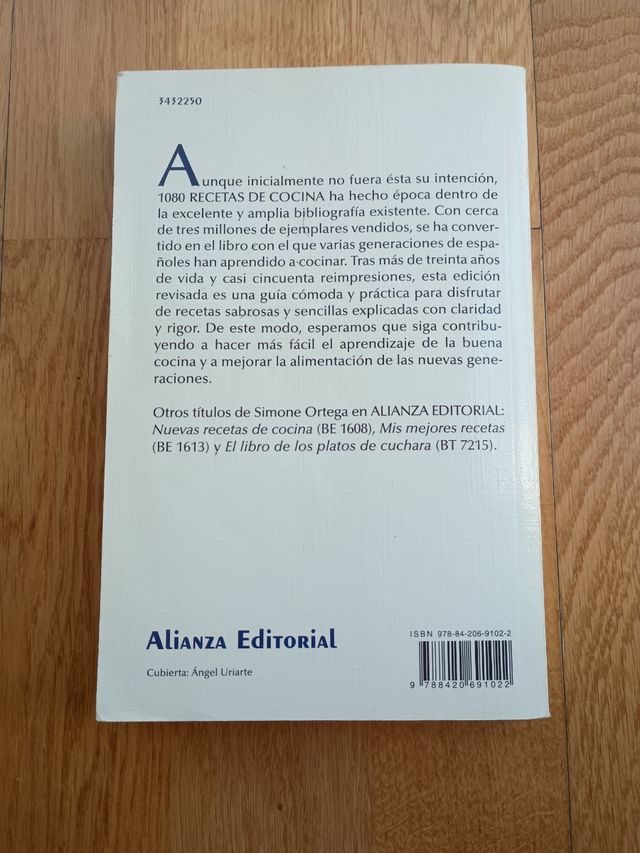 1080 recetas de cocina de Simone Ortega