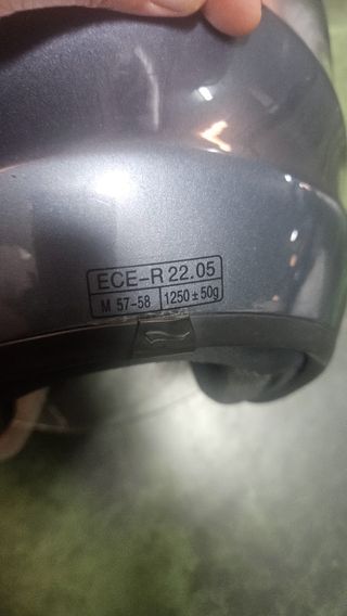 Casco moto Crivit gris Talla M