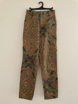 Pantalones vintage paisley