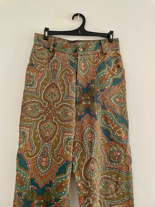 Pantalones vintage paisley