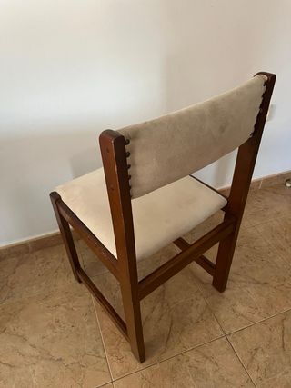 Mesa oval extensible + 6 sillas