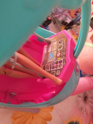 Helicóptero Barbie + 2 muñecas