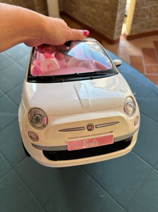 Macchina Barbie Fiat 500 rosa