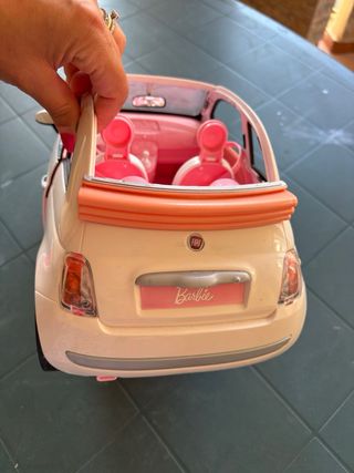 Macchina Barbie Fiat 500 rosa