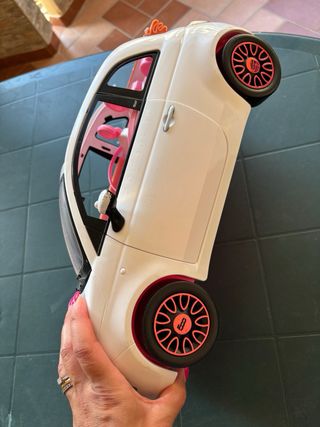 Macchina Barbie Fiat 500 rosa