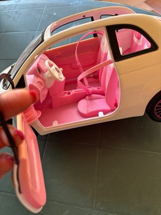 Macchina Barbie Fiat 500 rosa