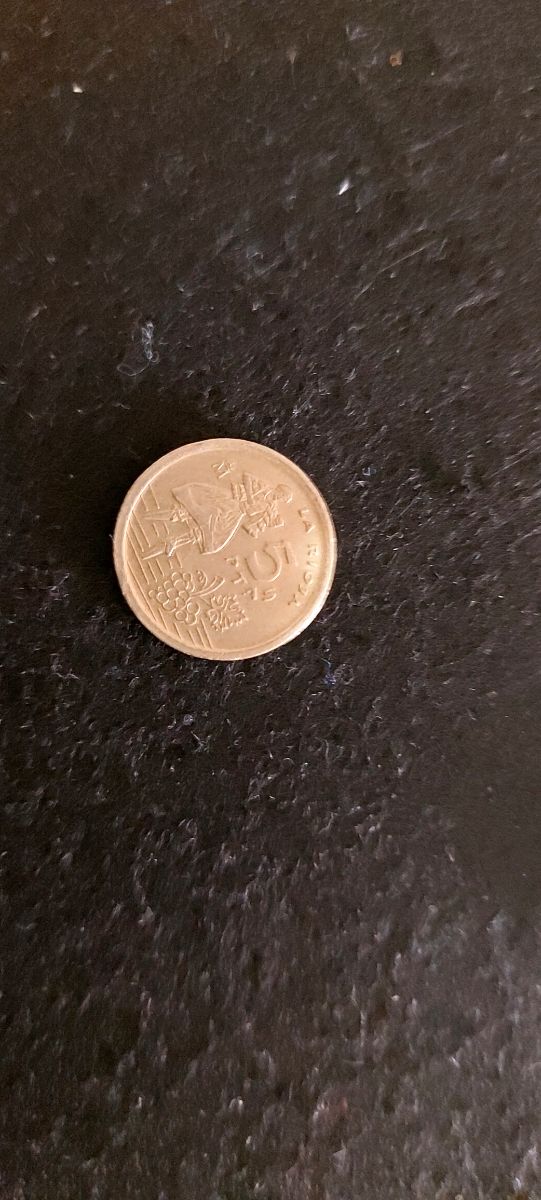 8 Monedas antiguas España de 5 pesetas La Rioja