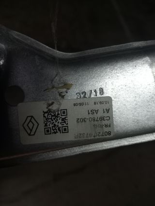 Elevalunas Renault kadjar delantero dr.